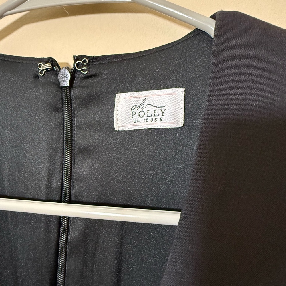 Structured Single-Breasted Blazer Mini Dress in Black - Picture 3 of 4